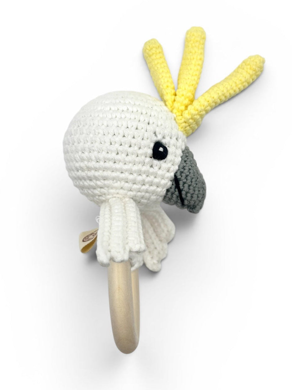 Sunny the Cockatoo - Ring Rattle
