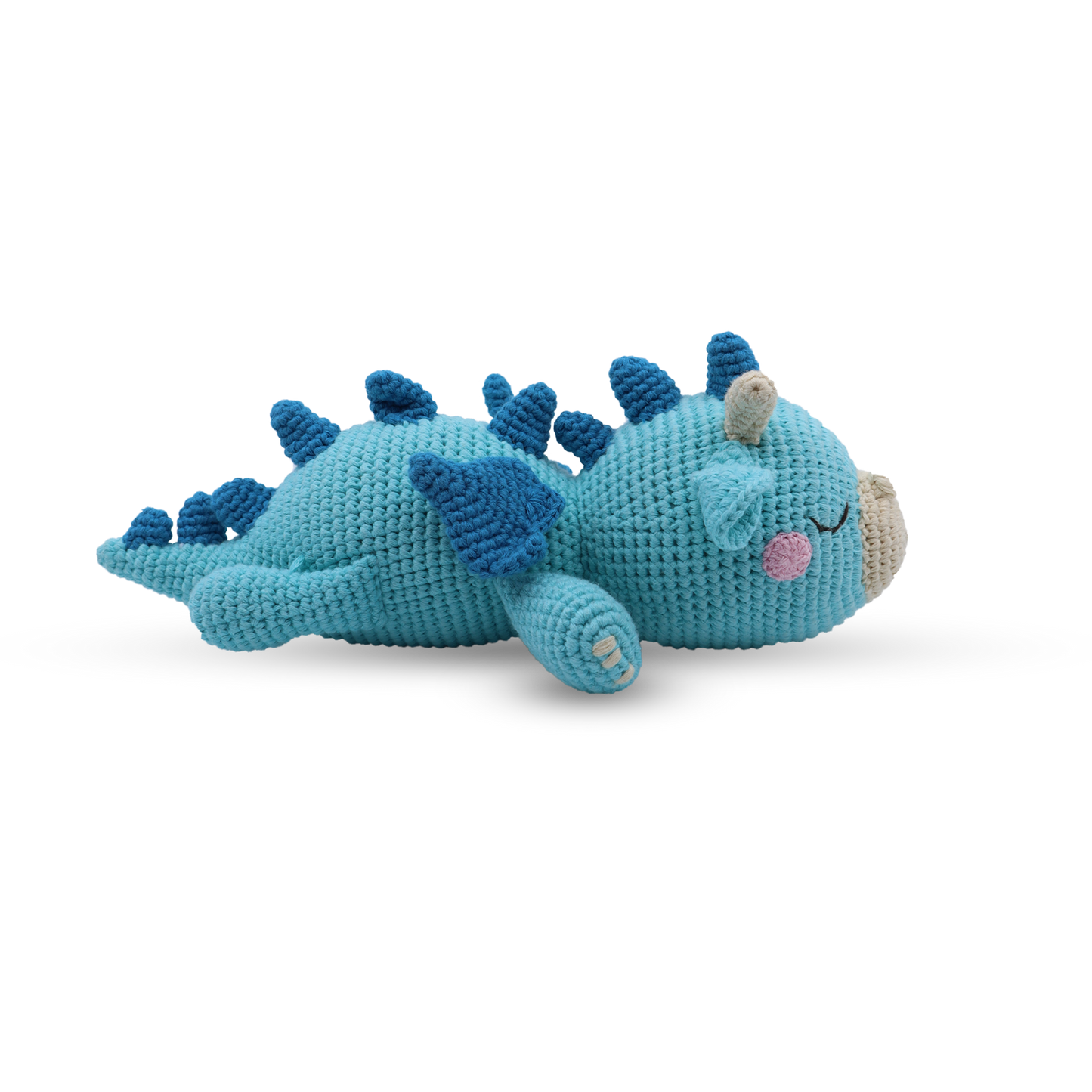 Blue Dragon Toy Laying down