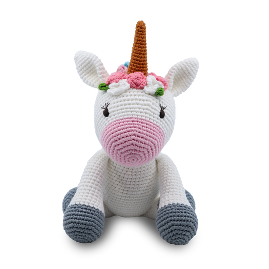 crochet unicorn toy