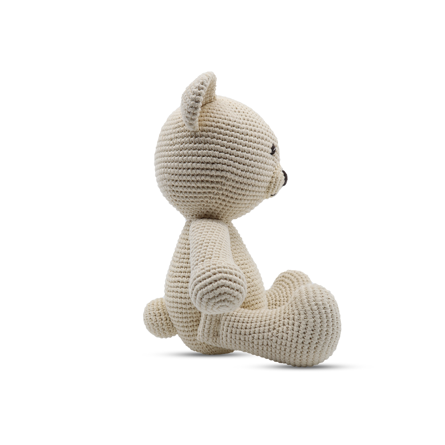 medium teddy bear side view