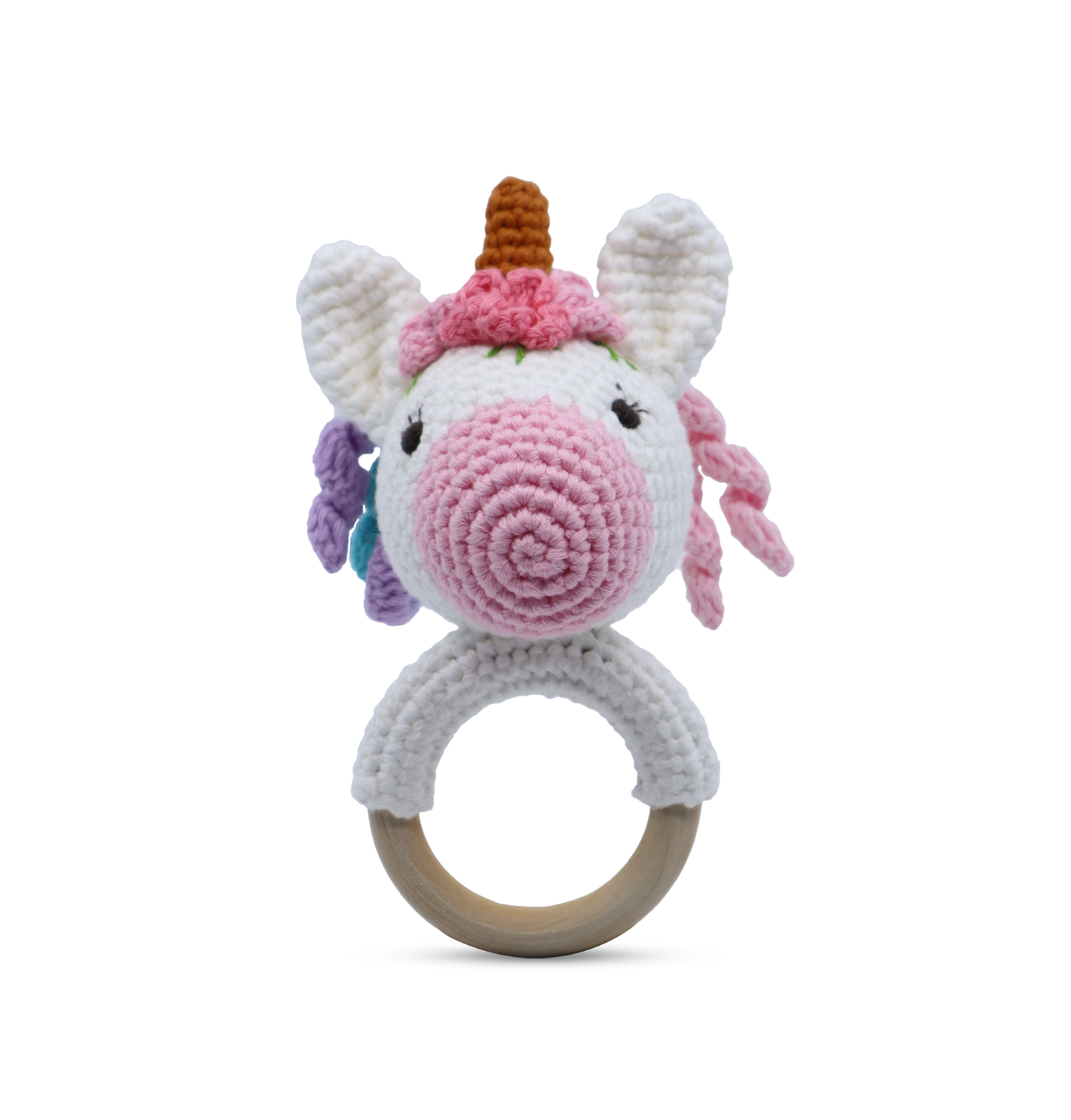 unicorn ring rattle