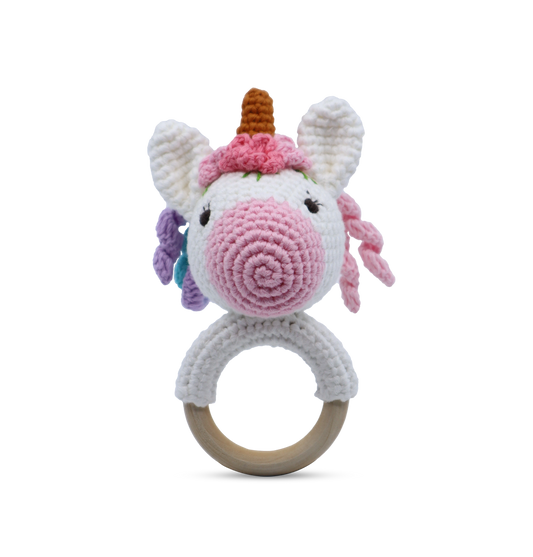 unicorn ring rattle