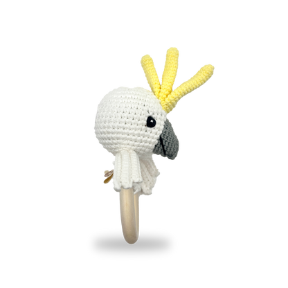 Sunny the Cockatoo - Ring Rattle