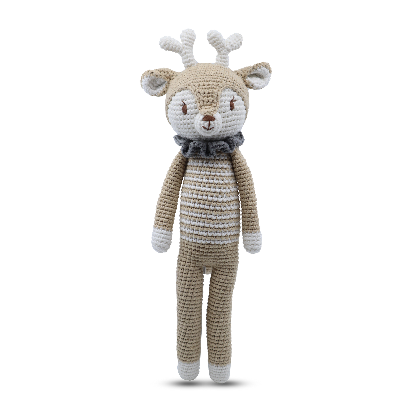 slim crochet reindeer toy