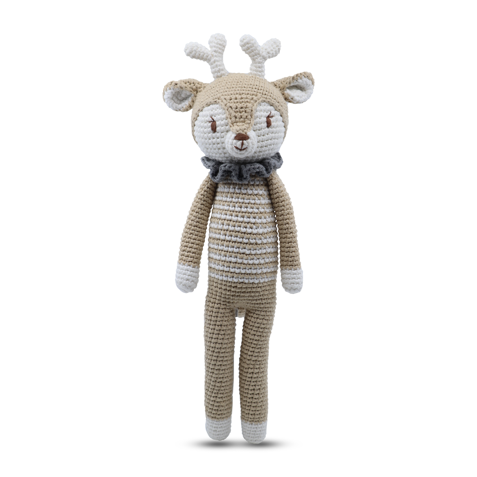 slim crochet reindeer toy