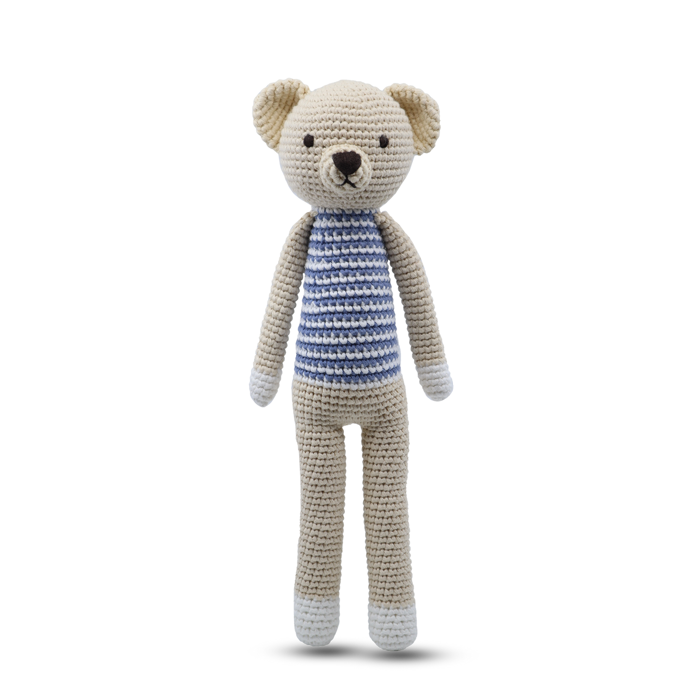 slim crochet teddy bear