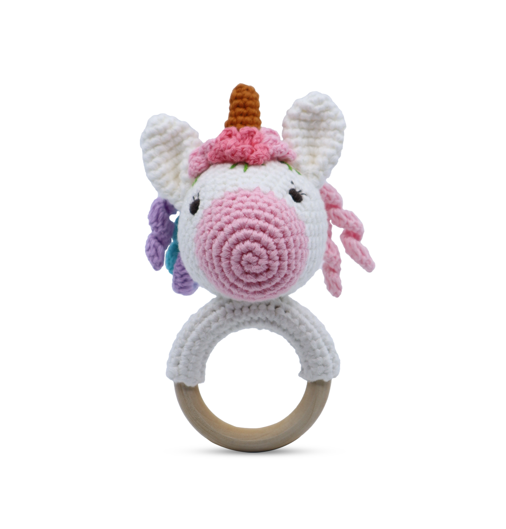 unicorn ring rattle